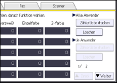 Abbildung Bedienfeld-Display