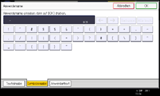 Abbildung Bedienfeld-Display