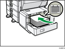 Ilustración de la bandeja de gran capacidad (LCT)