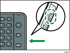 Illustration du logement pour supports