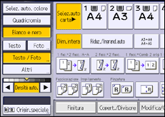 Illustrazione schermata pannello di controllo