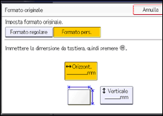 Illustrazione schermata pannello di controllo