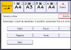 Illustrazione schermata pannello di controllo