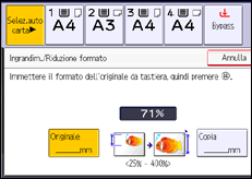 Illustrazione schermata pannello di controllo