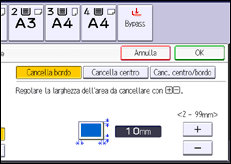 Illustrazione schermata pannello di controllo