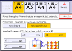 Illustrazione schermata pannello di controllo