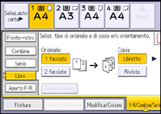 Illustrazione schermata pannello di controllo