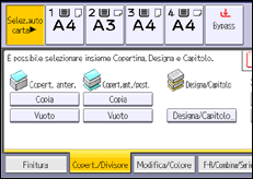 Illustrazione schermata pannello di controllo