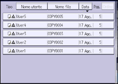 Illustrazione schermata pannello di controllo