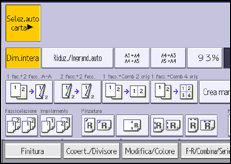 Illustrazione schermata pannello di controllo