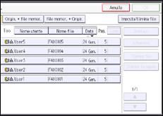 Illustrazione schermata pannello di controllo