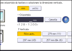 Illustrazione schermata pannello di controllo