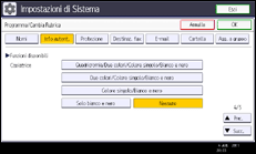 Illustrazione pannello operativo