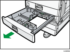 Illustrazione del vassoio carta formato piccolo