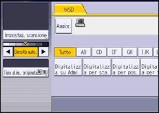 Illustrazione schermata pannello di controllo