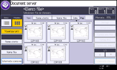 Illustrazione schermata pannello di controllo