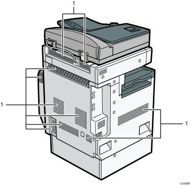 Illustrazione numerata unità principale