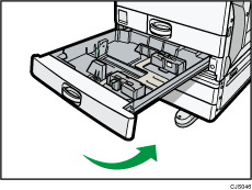 Illustrazione del vassoio carta formato piccolo