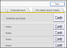 Illustrazione schermata pannello di controllo