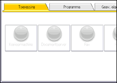 Schermafbeelding bedieningspaneel