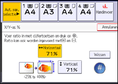 Schermafbeelding bedieningspaneel