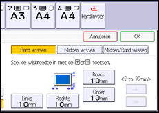 Schermafbeelding bedieningspaneel