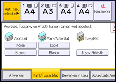 Schermafbeelding bedieningspaneel