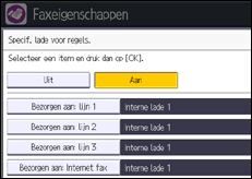 Schermafbeelding bedieningspaneel