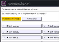 Schermafbeelding bedieningspaneel