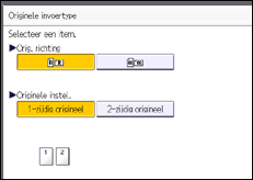 Schermafbeelding bedieningspaneel