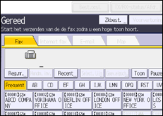 Schermafbeelding bedieningspaneel