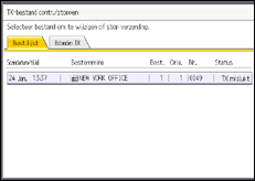 Schermafbeelding bedieningspaneel