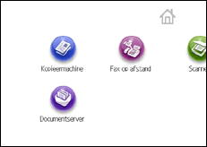 Schermafbeelding bedieningspaneel