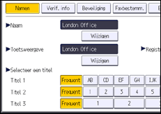 Schermafbeelding bedieningspaneel