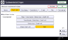 Schermafbeelding bedieningspaneel