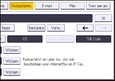 Schermafbeelding bedieningspaneel
