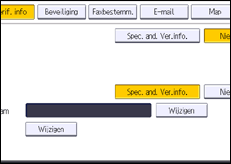 Schermafbeelding bedieningspaneel