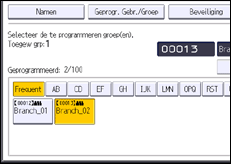 Schermafbeelding bedieningspaneel