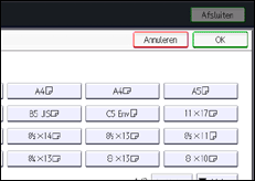Schermafbeelding bedieningspaneel