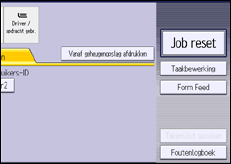 Schermafbeelding bedieningspaneel