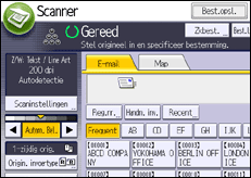 Schermafbeelding bedieningspaneel