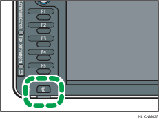 Afbeelding van de toets Controleer status