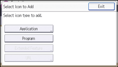 Operation panel screen illustration