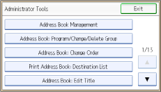 operation panel screen illustration