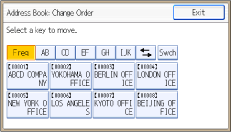 operation panel screen illustration