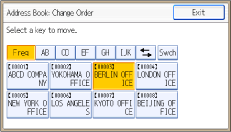 operation panel screen illustration