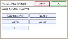 operation panel screen illustration