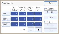Operation panel screen illustration