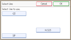 Operation panel screen illustration