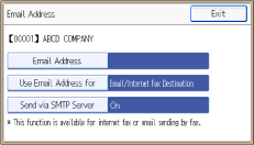 Operation panel screen illustration